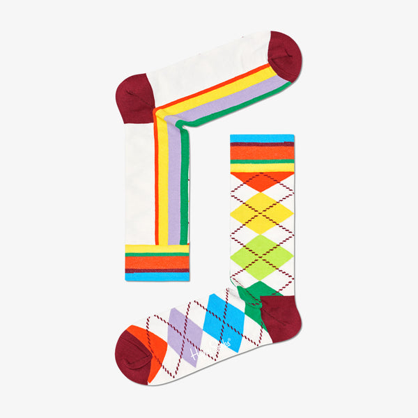 MEIA ARGYLE SOCK OFF HAPPY SOCKS We Basic.