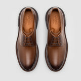 Sapato Masculino Derby Marrom  - Lugano