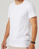 Camiseta Masculina Algodão Pima - Branca