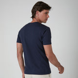 Camiseta Masculina Algodão Pima Marinho