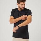 🎁 Camiseta Masculina Algodão Pima - Preta (100% off)