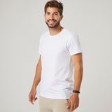 Camiseta Masculina Algodão Pima - Branca