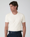 Camiseta Masculina Algodão Pima Off White