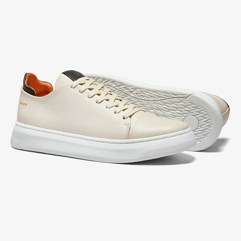 Tênis Masculino Off White em Couro - Mykonos 3.0