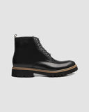 Bota Masculina Preta em Couro - Gabriele
