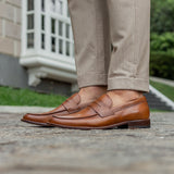 Sapato Social Loafer Marrom King