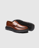 Loafer Masculino Marrom Sola Preta - Pietro