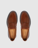 Loafer Masculino Marrom Sola Preta - Pietro