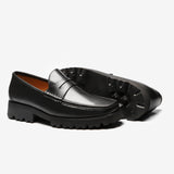 Loafer Casual Tratorado Preto Oliver