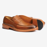 Sapato Social Loafer Masculino Marrom Montserr